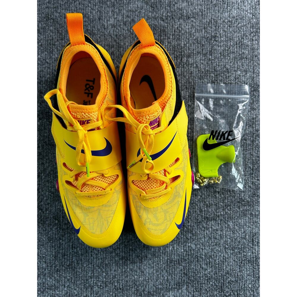 Nike Zoom SD Elite Track & Field Shoes Men's Size 7.5 Volt - Picture 4 of 11